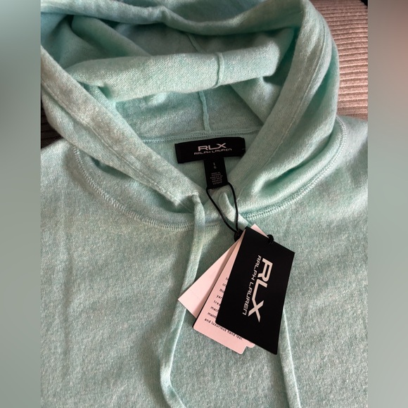 Ralph Lauren RLX Other - Ralph Lauren RLX Cashmere Light Blue/ Green Men's Sweater Hoodie